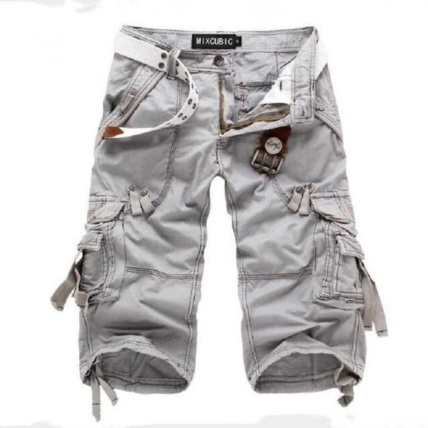 summer cargo shorts men casual workout military army men's multi-pockets calf-length short homme clothing 210714, White;black
summer cargo shorts men casual workout military army men's multi-pockets calf-length short homme clothing 210714, White;black