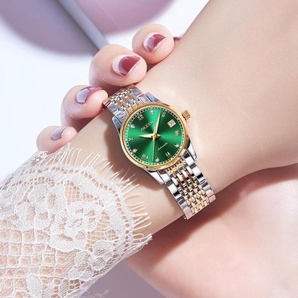 wristwatches fashion women mechanical watches automatic wristwatch for waterproof female clock montre femme self wind, Slivery;brown
wristwatches fashion women mechanical watches automatic wristwatch for waterproof female clock montre femme self wind, Slivery;brown