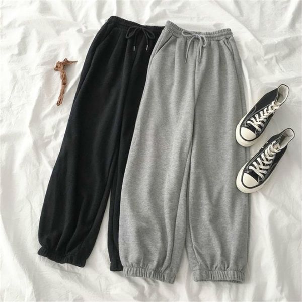 neploe high waist hip design harem pants drawstring casual loose ins straight pantalones mujer elastic waist korean trousers 201113, Black;white
neploe high waist hip design harem pants drawstring casual loose ins straight pantalones mujer elastic waist korean trousers 201113, Black;white