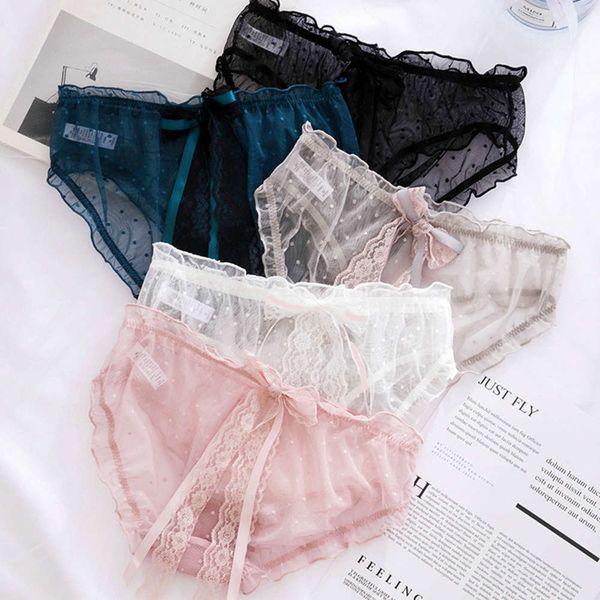 girl's heart net yarn low waist translucent temptation lace underwear women's bag buttocks cotton grade girl, Black;pink
girl's heart net yarn low waist translucent temptation lace underwear women's bag buttocks cotton grade girl, Black;pink