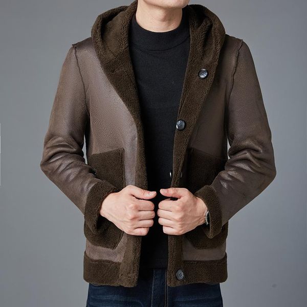 men's jackets quick sell through wish jacket hooded sheep shearer coat men wear single breasted granular fleece youth in winter, Black;brown
men's jackets quick sell through wish jacket hooded sheep shearer coat men wear single breasted granular fleece youth in winter, Black;brown