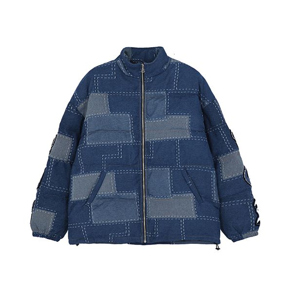 2021 New Harajuku Spliced Color Contrast Winter Jacket Men's Embroidery Thick Loose Cotton Padded Coat Windreaker Oversize Couple Parkas E14, Black
2021 New Harajuku Spliced Color Contrast Winter Jacket Men's Embroidery Thick Loose Cotton Padded Coat Windreaker Oversize Couple Parkas E14, Black