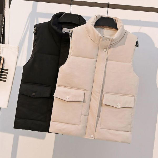 women without sleeves plus size fashion winter vest gilet jacket thick short down solid keep warm q5 oueu, Black;white
women without sleeves plus size fashion winter vest gilet jacket thick short down solid keep warm q5 oueu, Black;white