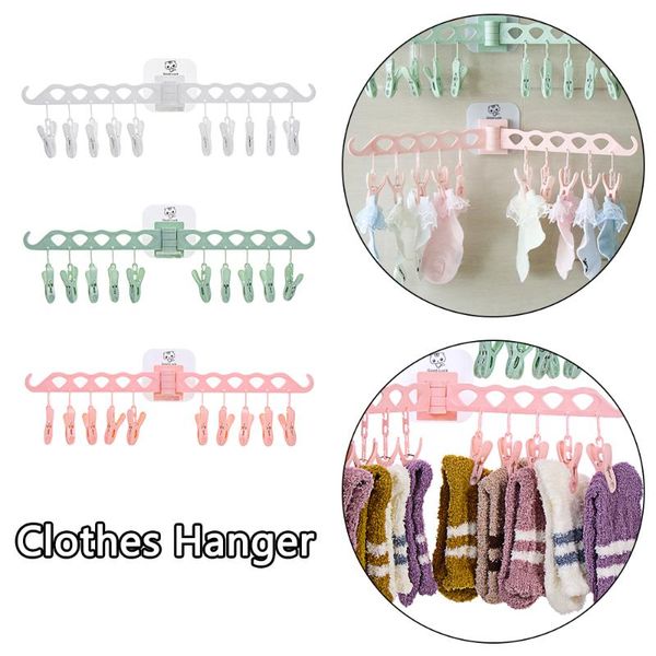1pc multi-functional self-adhesive clothes hanger plastic 10 clips clothes rack socks sundry folding wall-mounted hanger
1pc multi-functional self-adhesive clothes hanger plastic 10 clips clothes rack socks sundry folding wall-mounted hanger