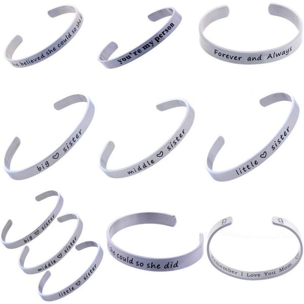 stainless steel silver bangle friend sister women men friendship gifts jewelry wristband open, Black
stainless steel silver bangle friend sister women men friendship gifts jewelry wristband open, Black