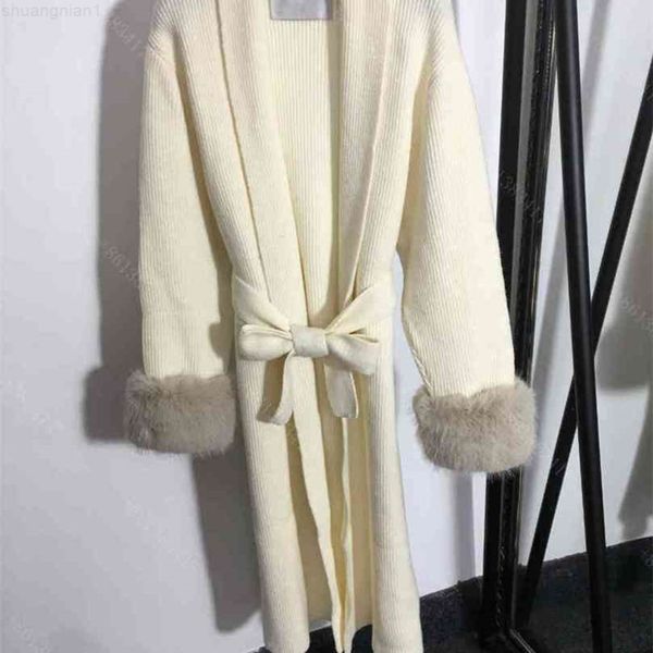 2021ss fashion women designer wool knit cape shawl fox-fur sleeves removable midi coat brand letter logo girls clothes winter loose belt wai, Tan;black
2021ss fashion women designer wool knit cape shawl fox-fur sleeves removable midi coat brand letter logo girls clothes winter loose belt wai, Tan;black