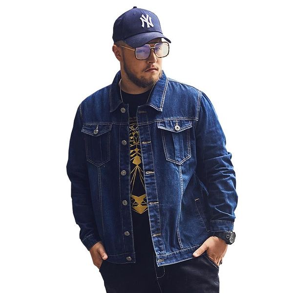men's jackets mens denim jacket and coats large size locomotive fat plus casual fashion, Black;brown
men's jackets mens denim jacket and coats large size locomotive fat plus casual fashion, Black;brown