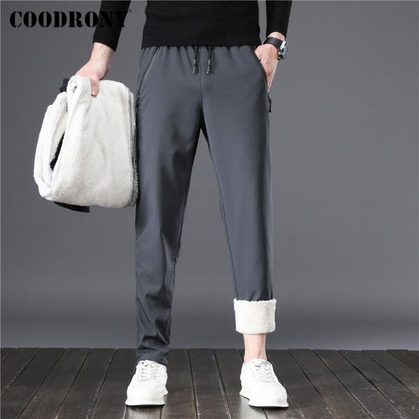 men's pants coodrony brand arrival streetwear fashion casual pant men clothing korean winter soft thick warm cotton liner trousers c902, Black
men's pants coodrony brand arrival streetwear fashion casual pant men clothing korean winter soft thick warm cotton liner trousers c902, Black