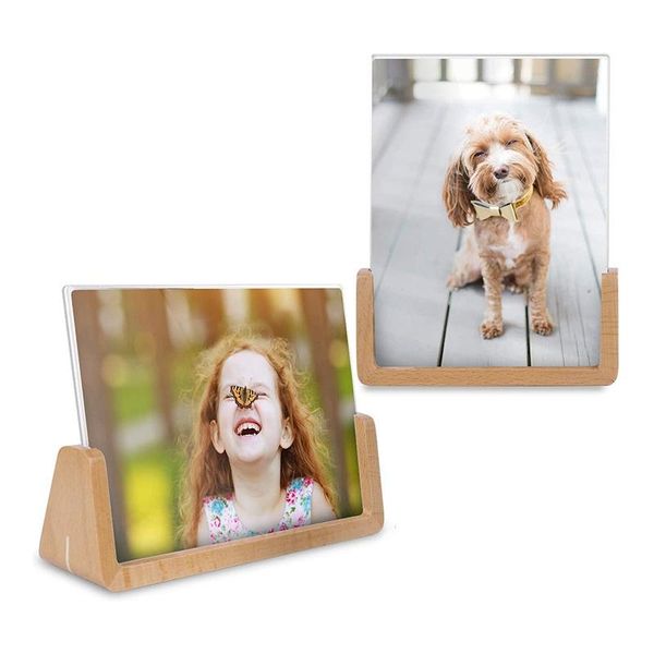 2 pcs 5x7 inch p picture frame beech wooden picture frame with walnut wood base for tableor deskdisplay
2 pcs 5x7 inch p picture frame beech wooden picture frame with walnut wood base for tableor deskdisplay