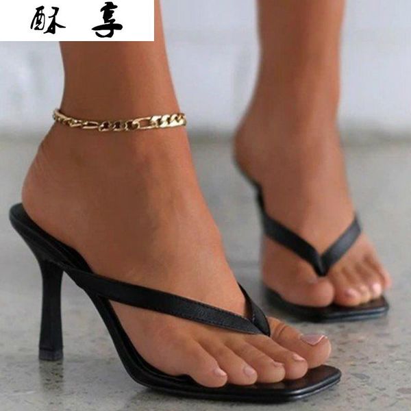 2021 summer new women sandals fashionable open-toed women high-heel sandals outer wear comfortable walking, Black
2021 summer new women sandals fashionable open-toed women high-heel sandals outer wear comfortable walking, Black