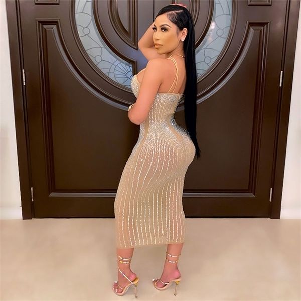 kricesseen sequin glitter crystal midi dress vestido women sleeveless strap bodycon see through party club dresses, Black;gray
kricesseen sequin glitter crystal midi dress vestido women sleeveless strap bodycon see through party club dresses, Black;gray