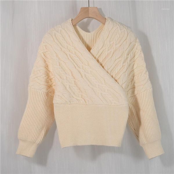 fashion women 2021 spring autumn knitted sweaters female casual full sleeve cross korean v-neck pullover jersey jumper s106 women's, White;black
fashion women 2021 spring autumn knitted sweaters female casual full sleeve cross korean v-neck pullover jersey jumper s106 women's, White;black