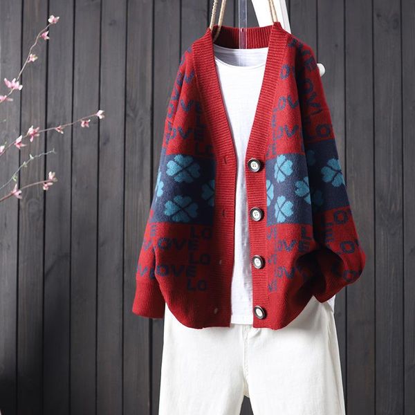 women's knits & tees women cardigan 2021 autumn fashion letter print knit sweater coat preppy style long sleeve loose female blue outer, White
women's knits & tees women cardigan 2021 autumn fashion letter print knit sweater coat preppy style long sleeve loose female blue outer, White
