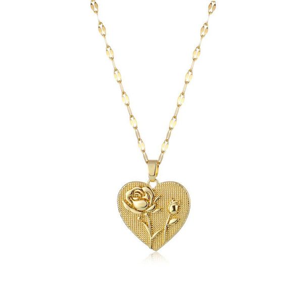 pendant necklaces brand jewelry gift flower titanium steel heart-shaped cool clavicle female's necklace party for women, Silver
pendant necklaces brand jewelry gift flower titanium steel heart-shaped cool clavicle female's necklace party for women, Silver