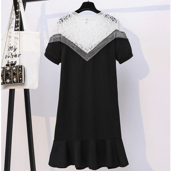 plus size l-5xl women shredded lace t-shirts wearing short sleeves oversize neck hloow out summer clothes tszk, White
plus size l-5xl women shredded lace t-shirts wearing short sleeves oversize neck hloow out summer clothes tszk, White