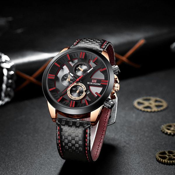 wristwatches vava voom casual sport watche for men military leather strap man clock fashion waterproof wristwatch, Slivery;brown
wristwatches vava voom casual sport watche for men military leather strap man clock fashion waterproof wristwatch, Slivery;brown