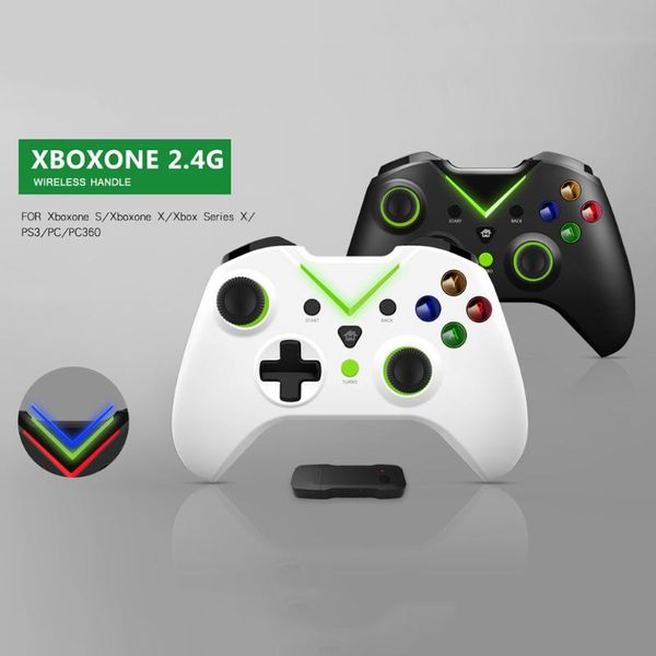 game controllers & joysticks 2.4g wireless controller joystick for xbox one x-series x ps3 gamepad with receiver pc accessories 
game controllers & joysticks 2.4g wireless controller joystick for xbox one x-series x ps3 gamepad with receiver pc accessories