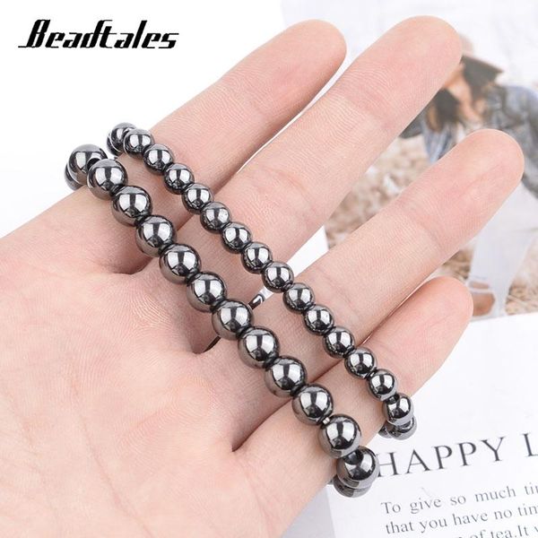 beaded, strands beadtales 6/8mm natural stone beads hematite bracelet round for women men elastic strand bracelets jewellry, Black
beaded, strands beadtales 6/8mm natural stone beads hematite bracelet round for women men elastic strand bracelets jewellry, Black