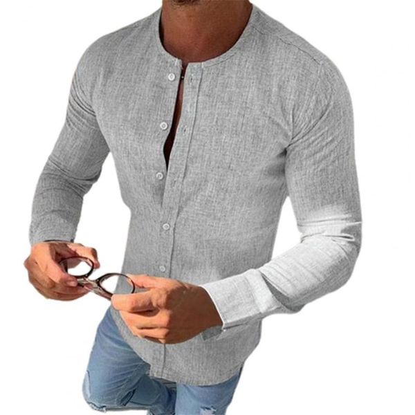 men's casual shirts men 2021 skin-friendly shirt single-breasted solid color round neck long sleeve for autumn, White;black
men's casual shirts men 2021 skin-friendly shirt single-breasted solid color round neck long sleeve for autumn, White;black