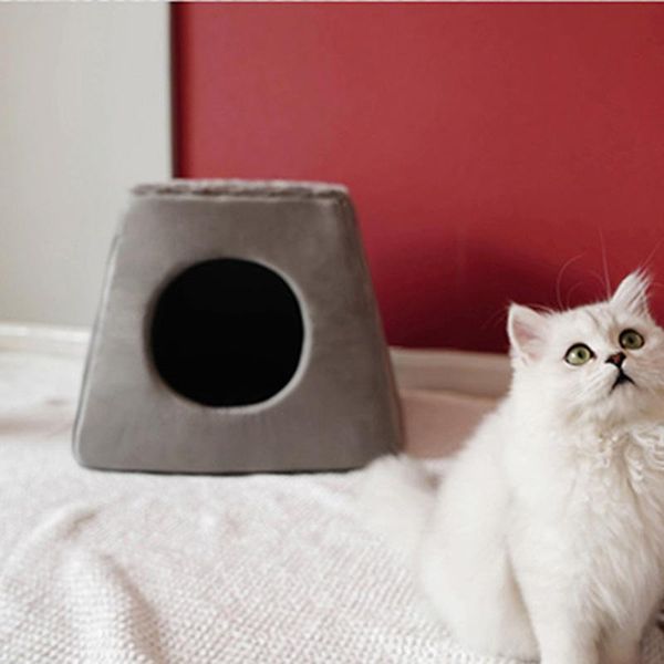 cat beds & furniture foldable house portable cat's bed winter warm soft nest small dog's kennel supplies ins pet mats
cat beds & furniture foldable house portable cat's bed winter warm soft nest small dog's kennel supplies ins pet mats