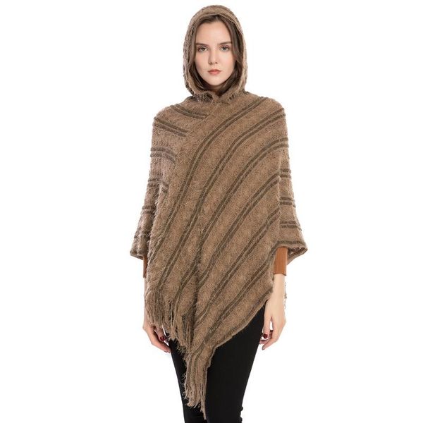 scarves lady's bicolor scarf in winter hood thickening poncho autumn women's red black tassels warm shawl, Blue;gray
scarves lady's bicolor scarf in winter hood thickening poncho autumn women's red black tassels warm shawl, Blue;gray