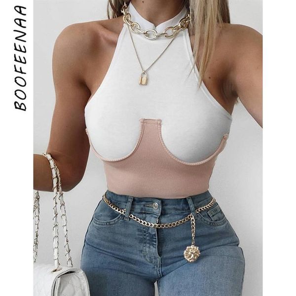 women's jumpsuits & rompers boofeenaa halter sleeveless bodysuit women pink and white color block female body suits for 2021 c66-i, Black;white
women's jumpsuits & rompers boofeenaa halter sleeveless bodysuit women pink and white color block female body suits for 2021 c66-i, Black;white