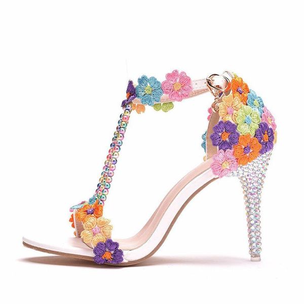 sandals rainbow color beaded large size high heel bridesmaid wedding buckle lace for women, Black
sandals rainbow color beaded large size high heel bridesmaid wedding buckle lace for women, Black