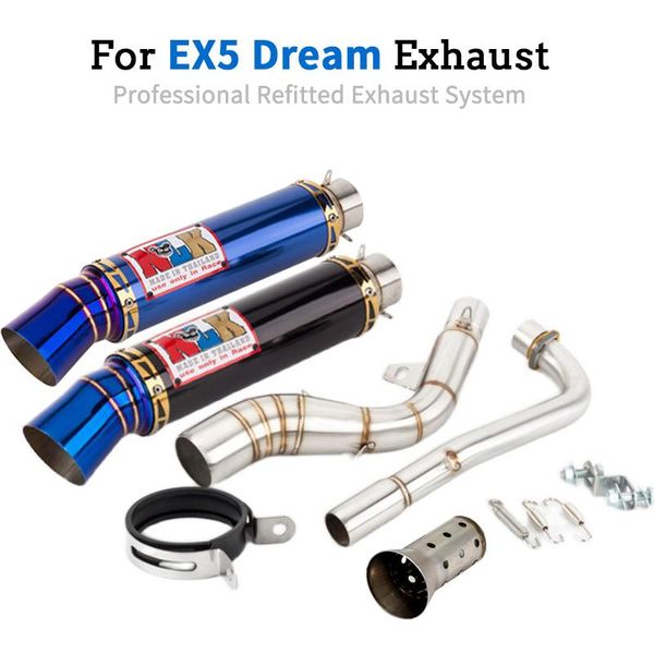 motorcycle exhaust system refitting accessories muffler for ex5 dream pipe nlk