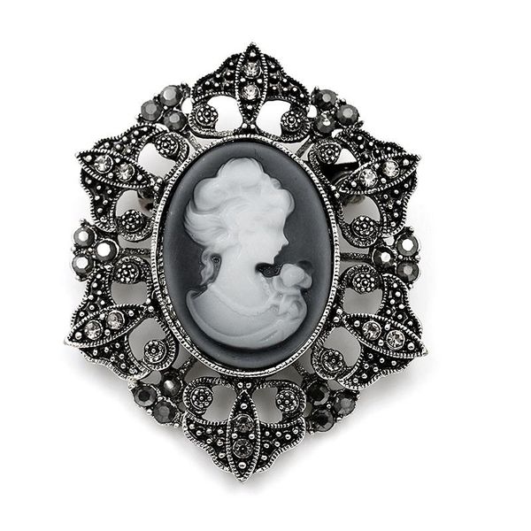 pins, brooches women's retro style queen head portrait brooch pin vintage cameo elegant for women bridal antique wedding bouquet jewelr, Gray
pins, brooches women's retro style queen head portrait brooch pin vintage cameo elegant for women bridal antique wedding bouquet jewelr, Gray