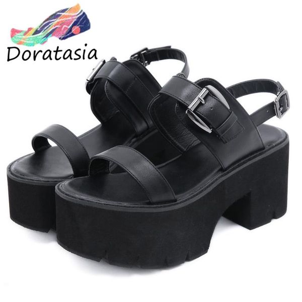 dress shoes doratasia brand women open toe platform chunky buckle fashion leisure sandals black summer
dress shoes doratasia brand women open toe platform chunky buckle fashion leisure sandals black summer