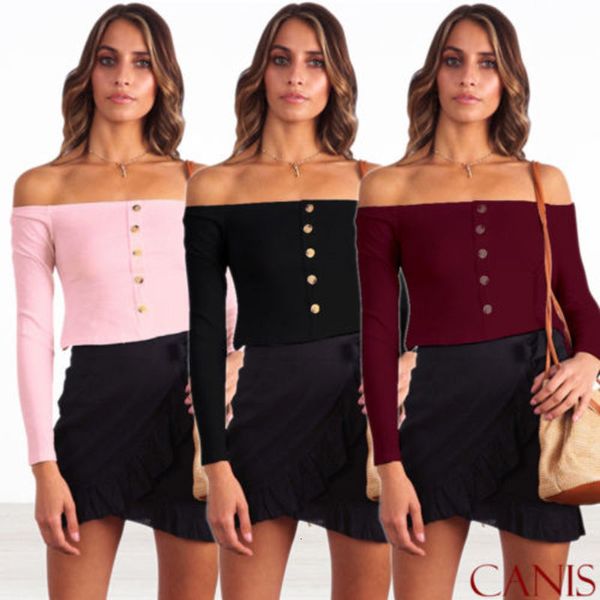 2021 new women off shoulder casual vest long mouwen slender crop shirt, White
2021 new women off shoulder casual vest long mouwen slender crop shirt, White