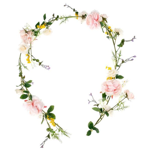 decorative flowers & wreaths 1.8 m artificial flower garland rose rattan for wedding home decoration spring autumn garden arch decor diy fak
decorative flowers & wreaths 1.8 m artificial flower garland rose rattan for wedding home decoration spring autumn garden arch decor diy fak
