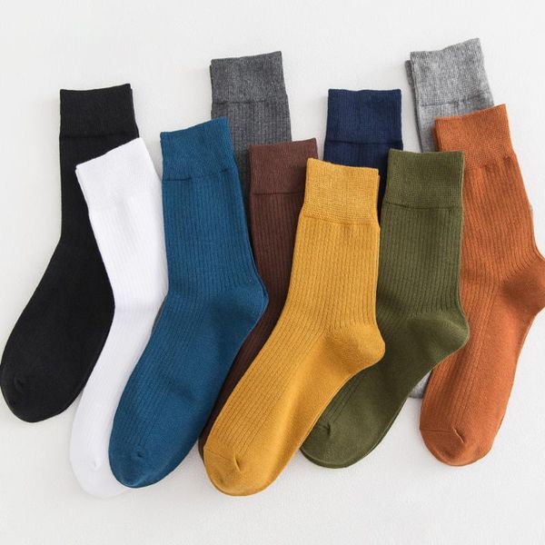 men's socks autumn winter warm for man colorful double needle casual sports cotton 5 pairs, Black
men's socks autumn winter warm for man colorful double needle casual sports cotton 5 pairs, Black