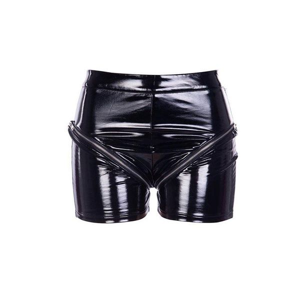 women's shorts casual women gothic pu leather punk zipper design cool black slim streetwear hipster female summer club sexy, White;black
women's shorts casual women gothic pu leather punk zipper design cool black slim streetwear hipster female summer club sexy, White;black