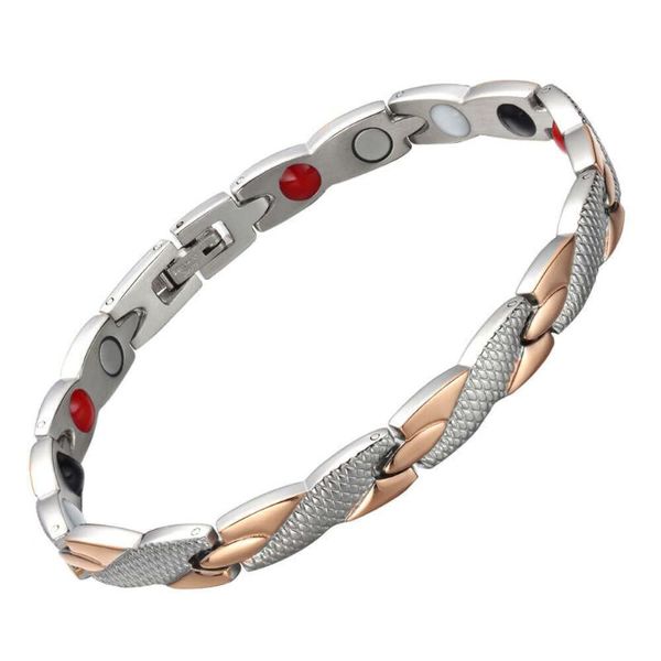 link, chain women stainless steel bracelet simple magnetic energy titanium bracelets, Black
link, chain women stainless steel bracelet simple magnetic energy titanium bracelets, Black