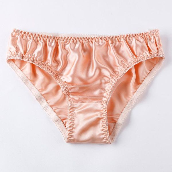 women's panties grade women 100% real silk female home casual briefs underwear lingerie s6868, Black;pink
women's panties grade women 100% real silk female home casual briefs underwear lingerie s6868, Black;pink