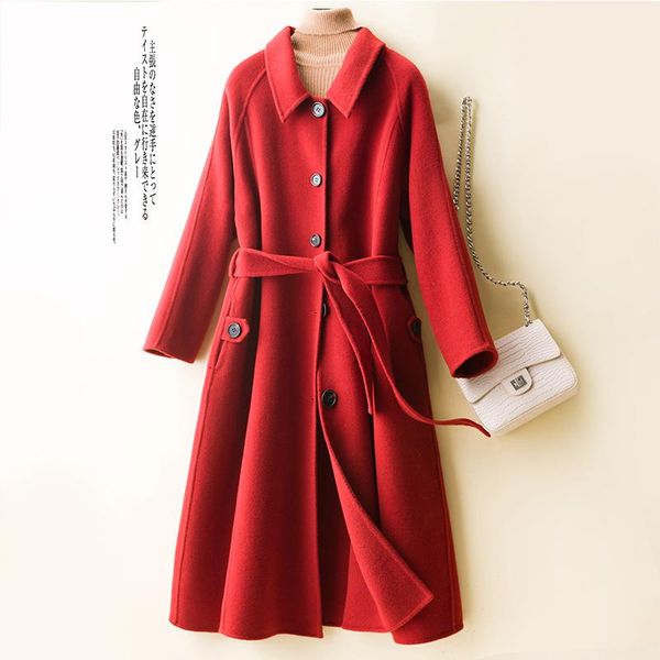 women's wool & blends 100% coat women autumn slim fashion jackets for 2021 ladies woolen coats womens clothes casaco feminino wpy4023, Black 
women's wool & blends 100% coat women autumn slim fashion jackets for 2021 ladies woolen coats womens clothes casaco feminino wpy4023, Black