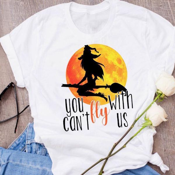 women graphic witch cartoon flying girl letter autumn fall halloween clothes lady tees print female t shirt womens t-shirt, White
women graphic witch cartoon flying girl letter autumn fall halloween clothes lady tees print female t shirt womens t-shirt, White