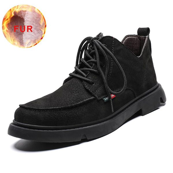 boots fashionable men shoes winter warm comfortable plus velvet black snow cotton lace outdoor large size 39-48
boots fashionable men shoes winter warm comfortable plus velvet black snow cotton lace outdoor large size 39-48