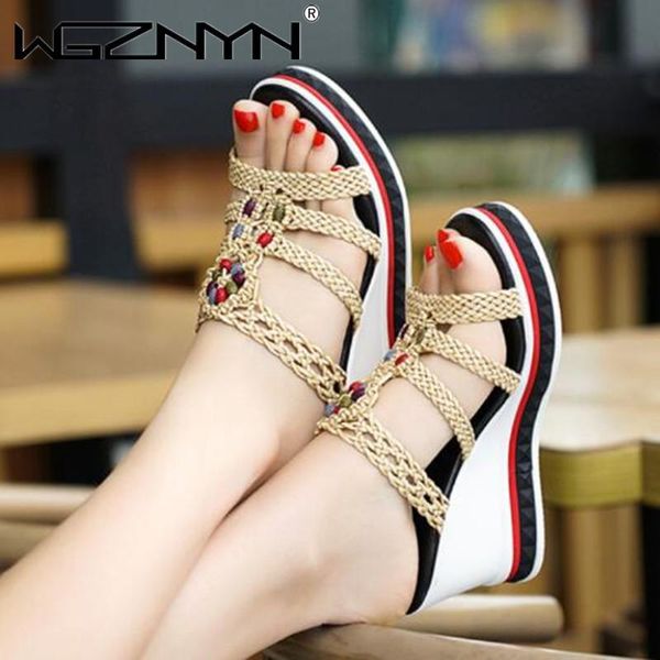 summer new wedges beads slippers platform high heels women slipper ladies outdoor shoes wedge slipper flip flop weaving sandals, Black
summer new wedges beads slippers platform high heels women slipper ladies outdoor shoes wedge slipper flip flop weaving sandals, Black