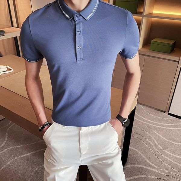 2021 summer of short-sleeve men polo shirts fashion solid colors casual cotton polos homome business streetwear lapel 19my, White;black
2021 summer of short-sleeve men polo shirts fashion solid colors casual cotton polos homome business streetwear lapel 19my, White;black
