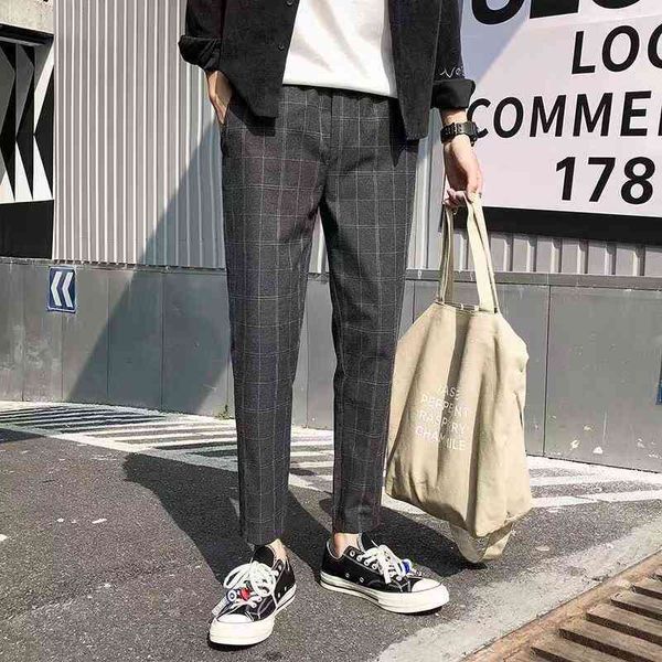 spring 9-point plaid trousers plus fat size loose straight harlan suit korean pants men's fashion, Black
spring 9-point plaid trousers plus fat size loose straight harlan suit korean pants men's fashion, Black