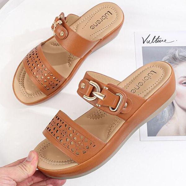 ladies slippers platform new metal decoration peep toe sandals for women ladies slides wedges summer female shoes qq277, Black
ladies slippers platform new metal decoration peep toe sandals for women ladies slides wedges summer female shoes qq277, Black