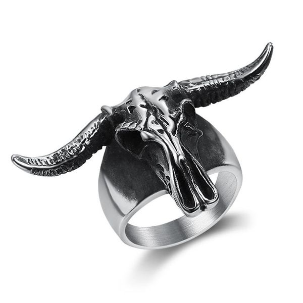 cluster rings vintage men's silver stainless steel ring aries domineering skull satan ram hip hop punk motorcycle party, Golden;silver
cluster rings vintage men's silver stainless steel ring aries domineering skull satan ram hip hop punk motorcycle party, Golden;silver