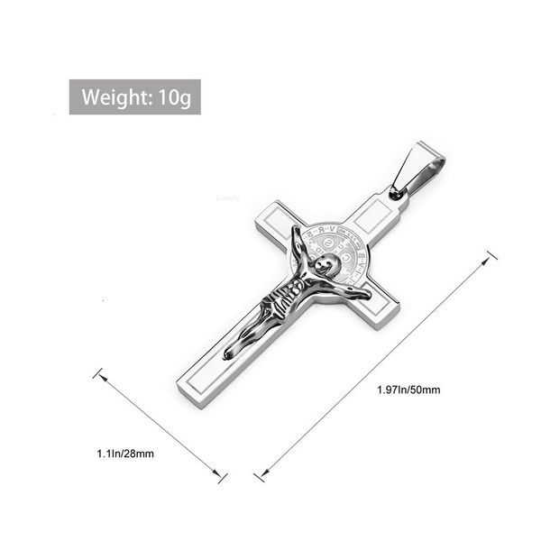 fashion design necklace pendant liguxury jewelry stainless steel cross religious men's jesus, Silver
fashion design necklace pendant liguxury jewelry stainless steel cross religious men's jesus, Silver