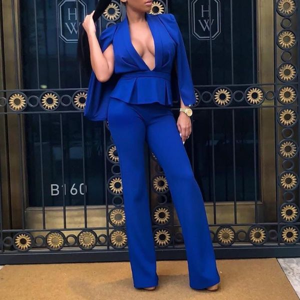 two piece dress set and pants women deep v neck long sleeve wide leg matching sets casual office ladies pant suit outfit, White
two piece dress set and pants women deep v neck long sleeve wide leg matching sets casual office ladies pant suit outfit, White