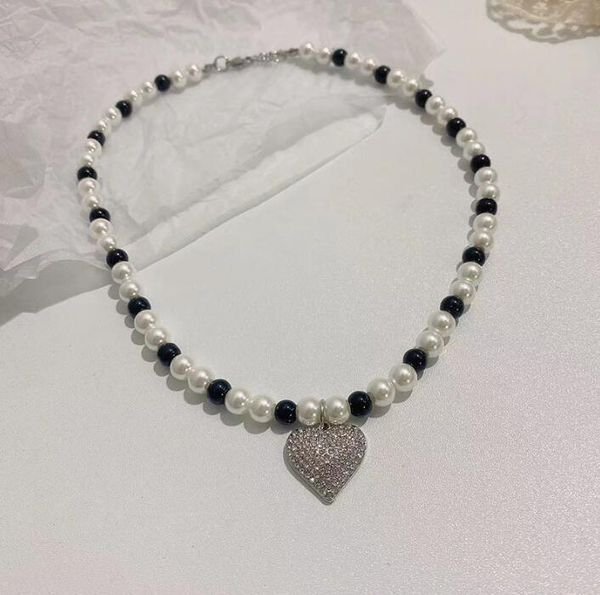 pendant necklaces ins necklace luxury full rhinestone love japan korea all-match black and white beaded women clavicle chain, Silver
pendant necklaces ins necklace luxury full rhinestone love japan korea all-match black and white beaded women clavicle chain, Silver