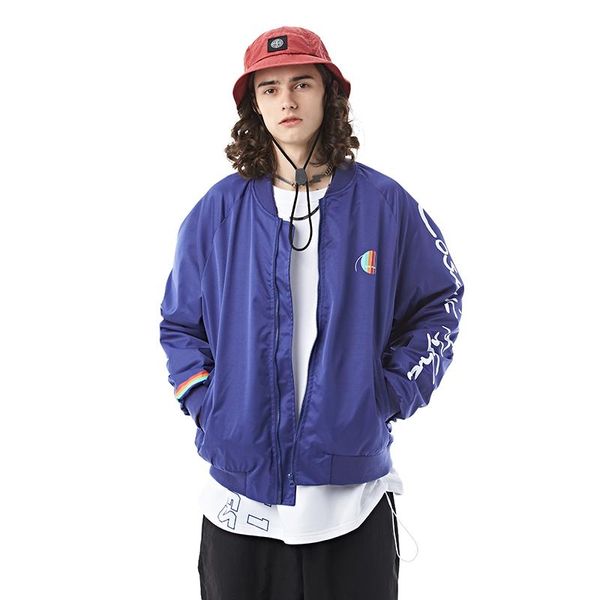 men's jackets harajuku personality letters printed zip up fashionable casual baseball uniform street wear coats, Black;brown
men's jackets harajuku personality letters printed zip up fashionable casual baseball uniform street wear coats, Black;brown