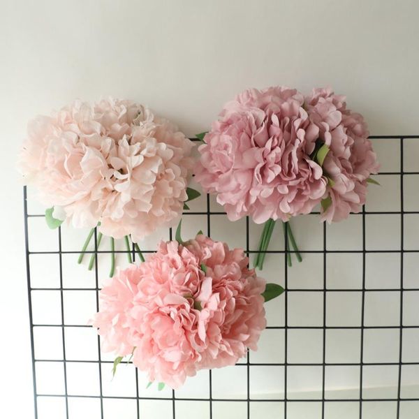decorative flowers & wreaths simulation 5 heads peony silk bouquet for wedding decoration bride holding home fake
decorative flowers & wreaths simulation 5 heads peony silk bouquet for wedding decoration bride holding home fake