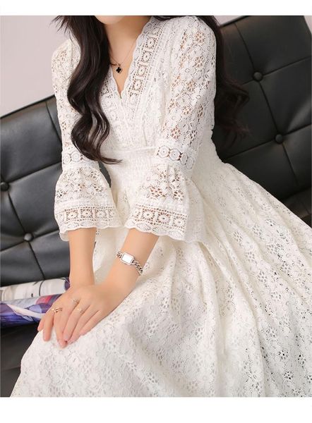 casual dresses summer fashion office dress vintage princess lace ankle-length three quarter sleeve mid-calf elegant ruffles women, Black;gray
casual dresses summer fashion office dress vintage princess lace ankle-length three quarter sleeve mid-calf elegant ruffles women, Black;gray